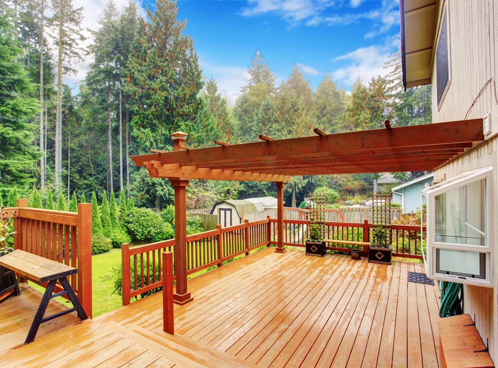 Custom pergola over patio in Cincinnati